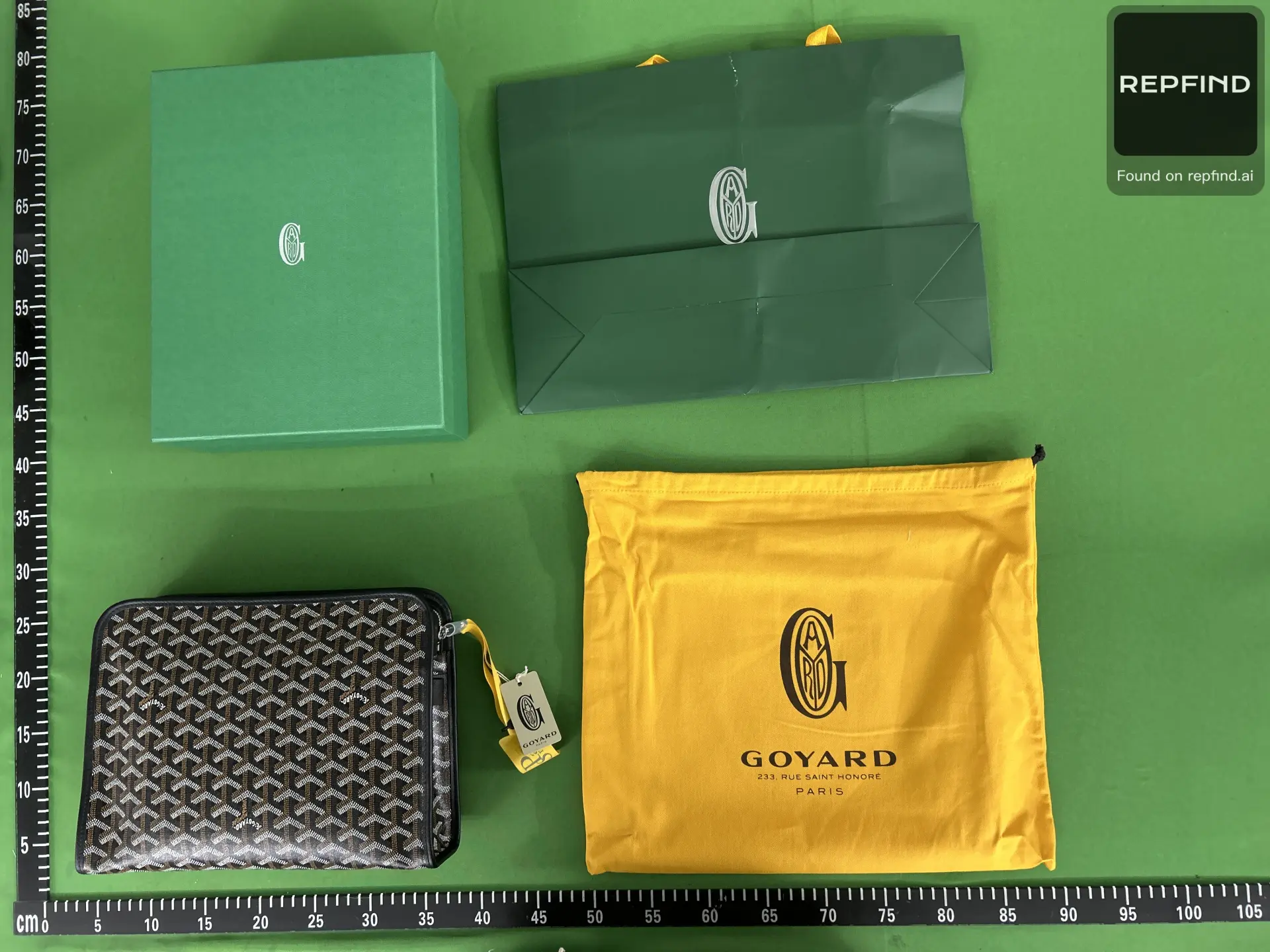 Patterned Zip Clutch Bag 25 cm and 30 cm -3