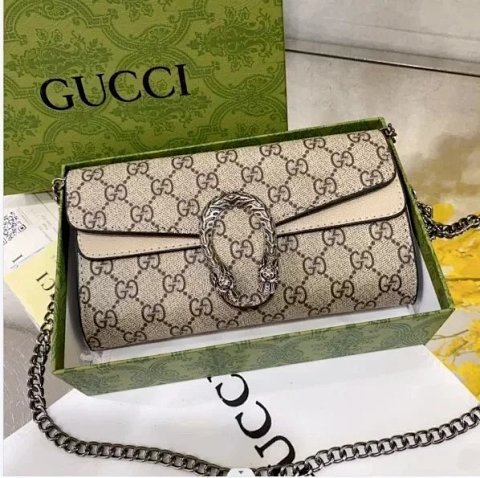 Monogram Chain Shoulder Bag DX