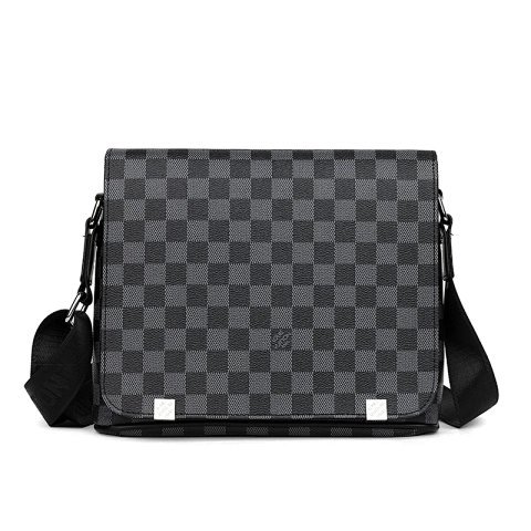 Men's Checkerboard Messenger B