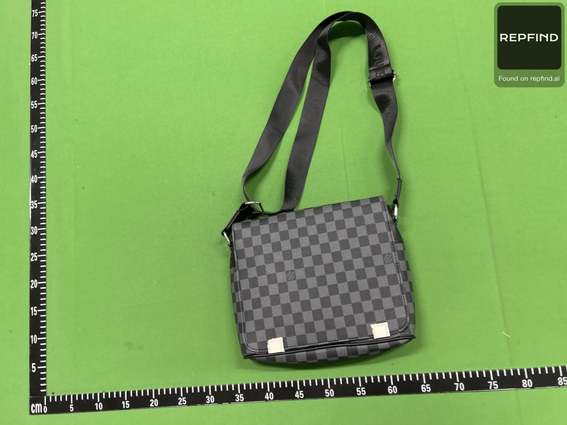 Men's Checkerboard Messenger Bag 9903 -2