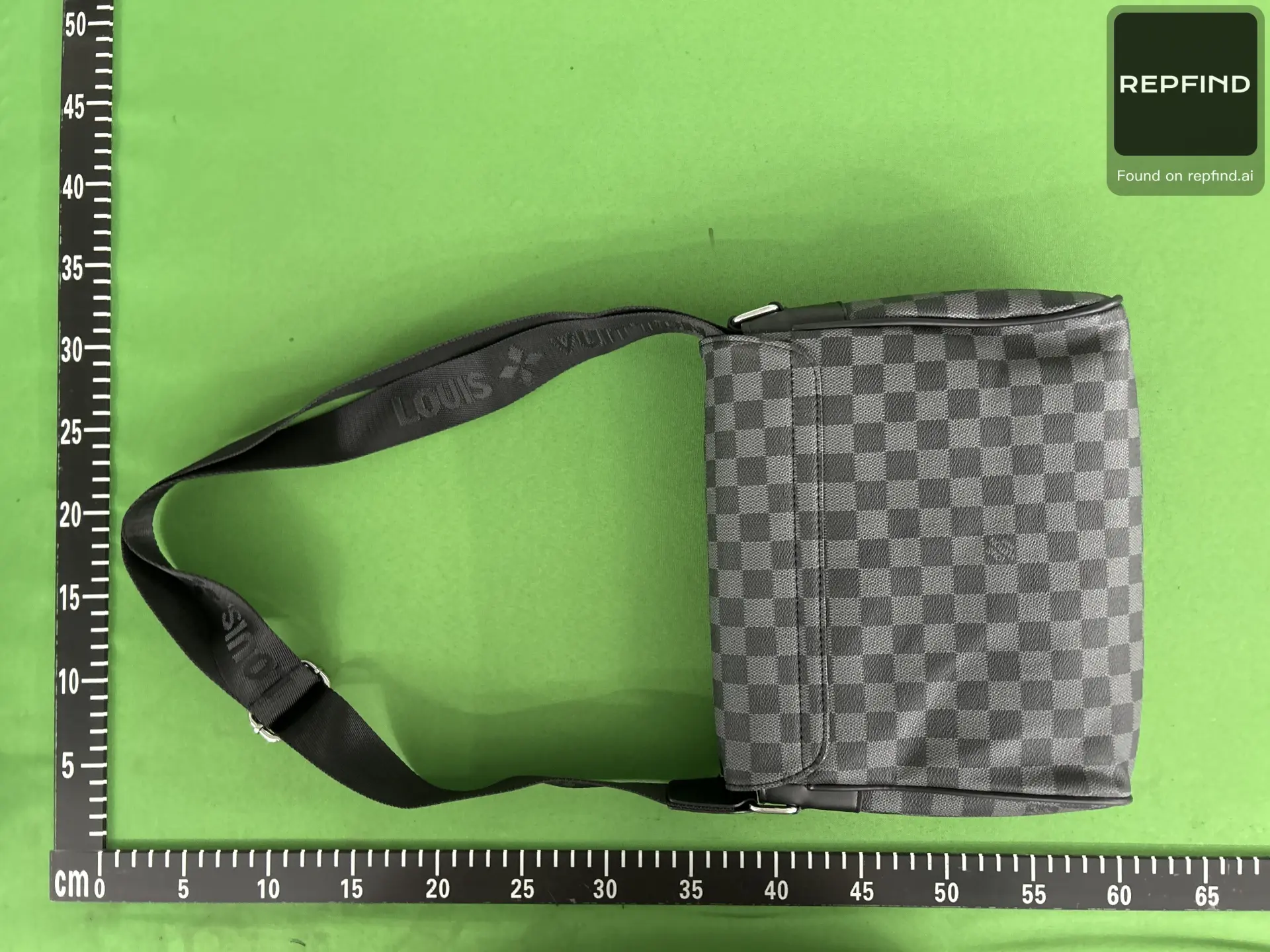 Men's Checkerboard Messenger Bag 9903 -3