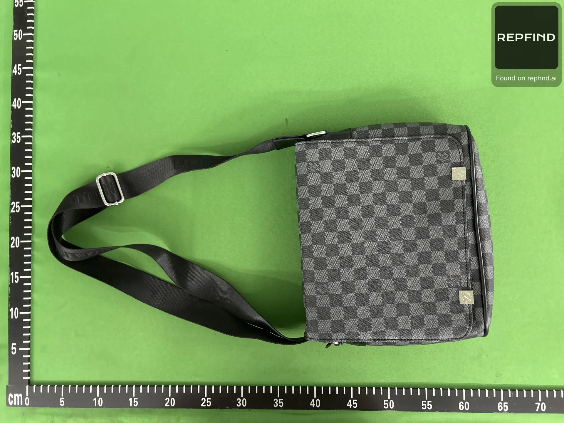Men's Checkerboard Messenger Bag 9903 -4