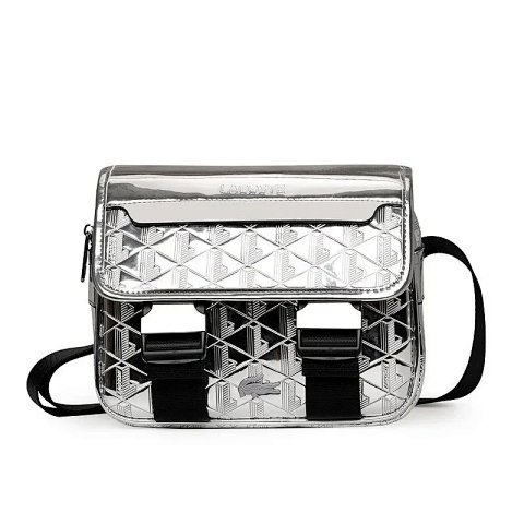 Metallic Flap Crossbody Bag