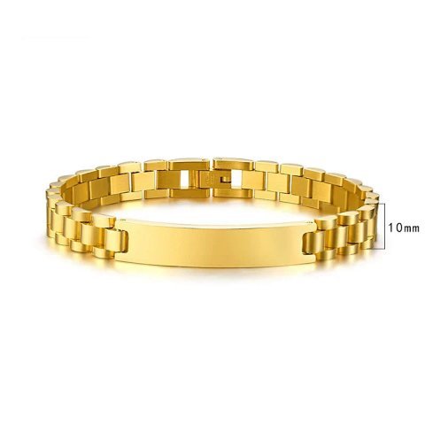 Gold Tone Link Bracelet 2575