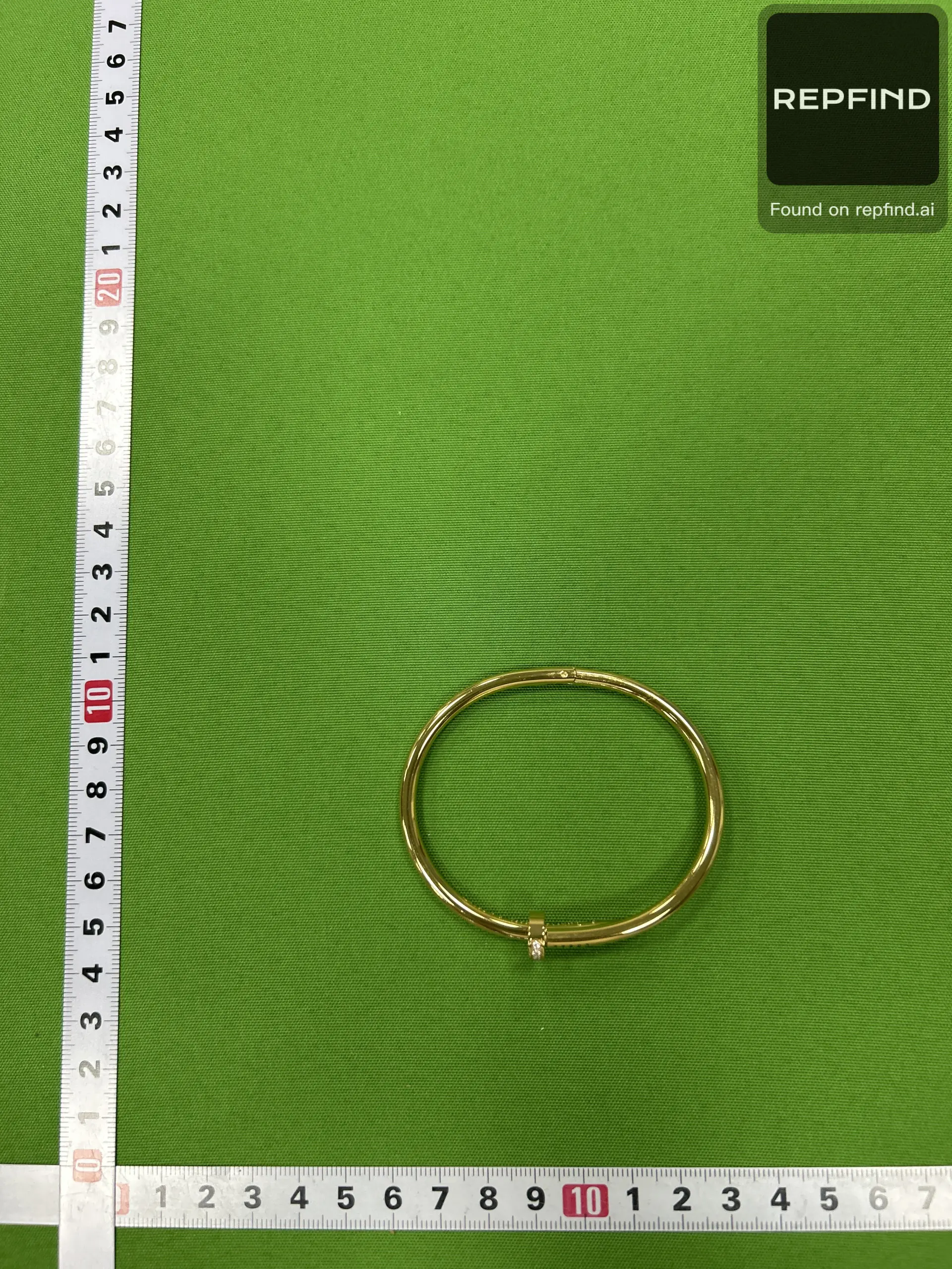 Catie Nail Motif Bangle -2
