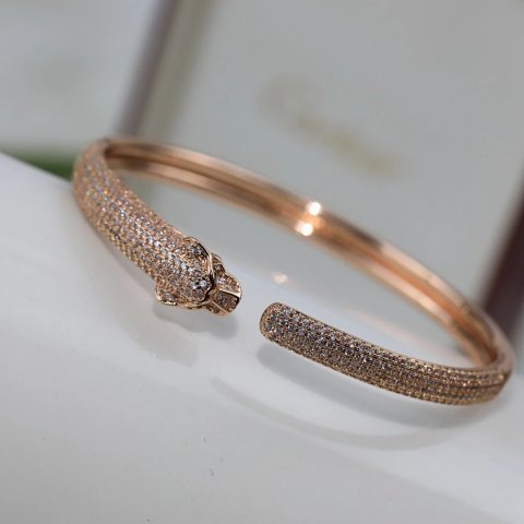 Pave Open Bangle 004