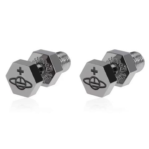 Hexagon Stud Earrings