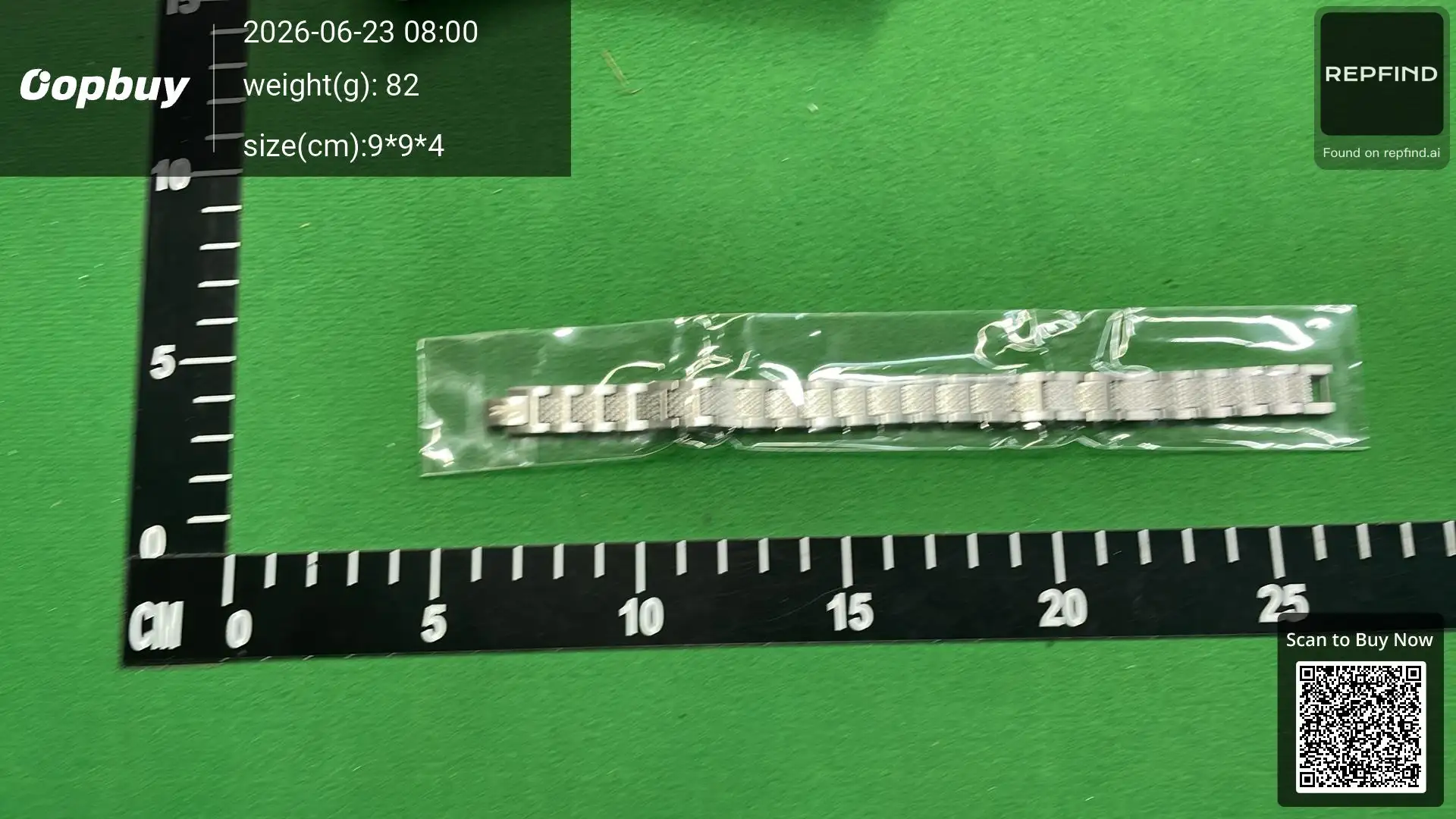 Rectangular Link Bracelet -2
