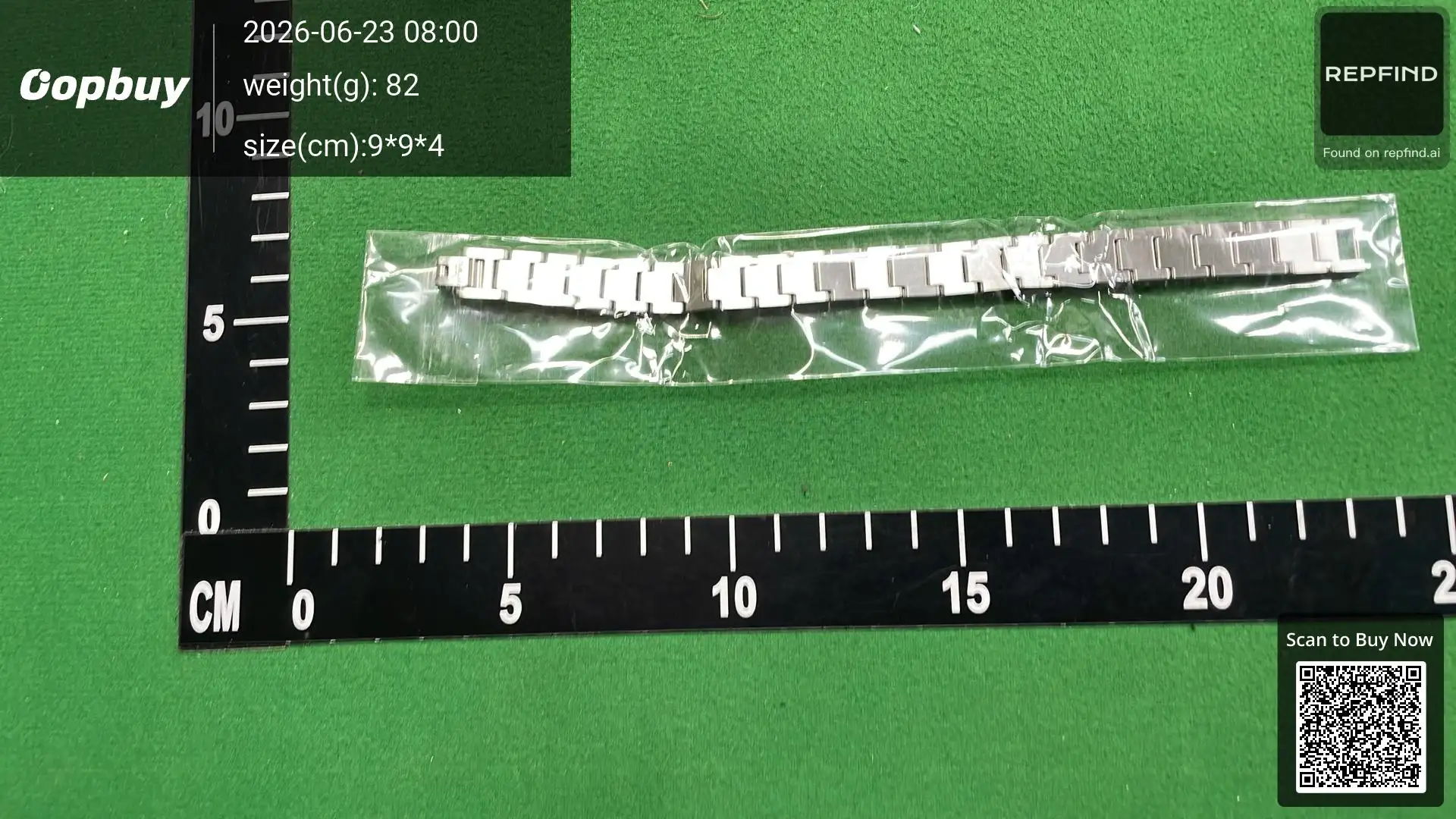 Rectangular Link Bracelet -3