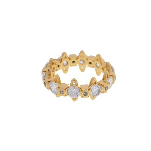 Gold-Tone Crown Ring
