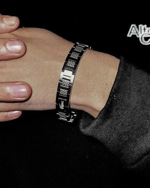 Crocodile Detail Link Bracelet