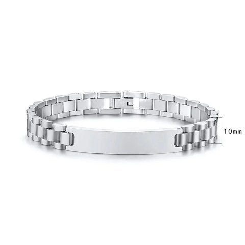 Polished Link ID Bracelet