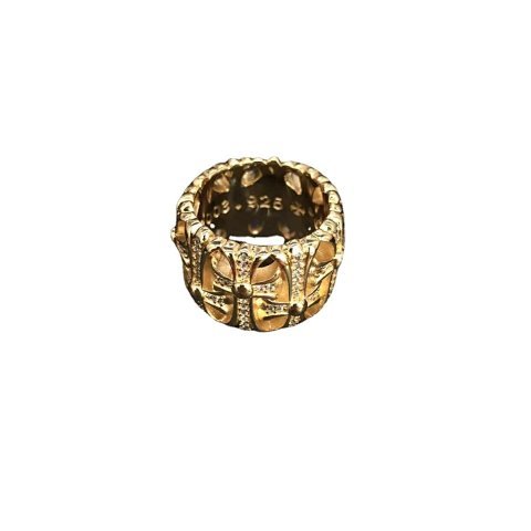 Gothic Cross Band Ring