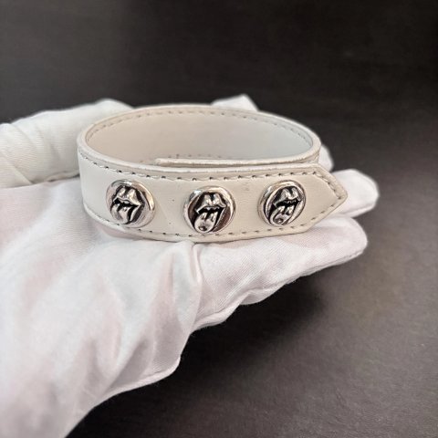 Concho Leather Bracelet - Ligh