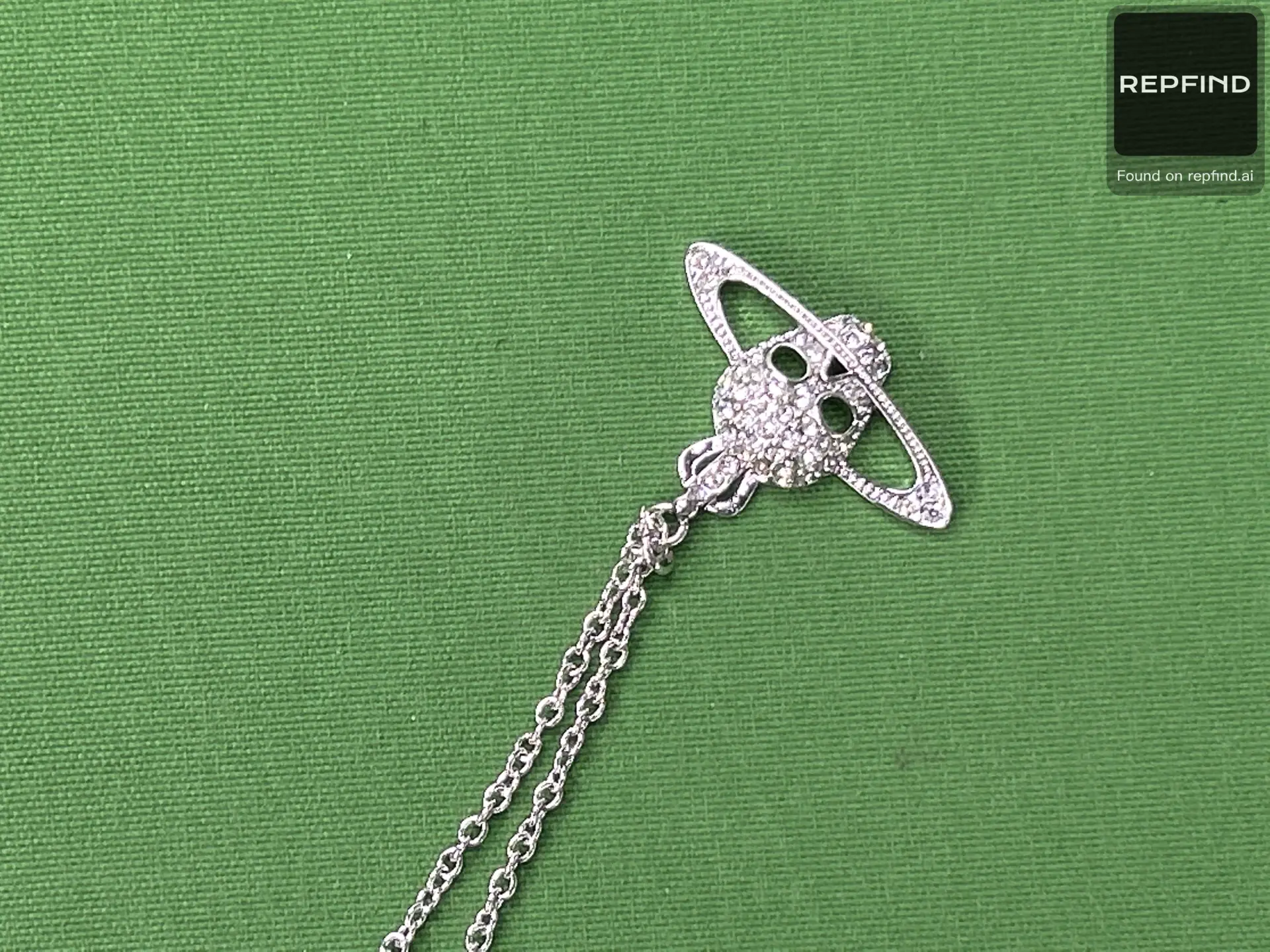 Layered Orb Pendant Necklace -3