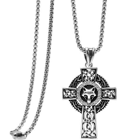 Skull Cross Pendant Necklace