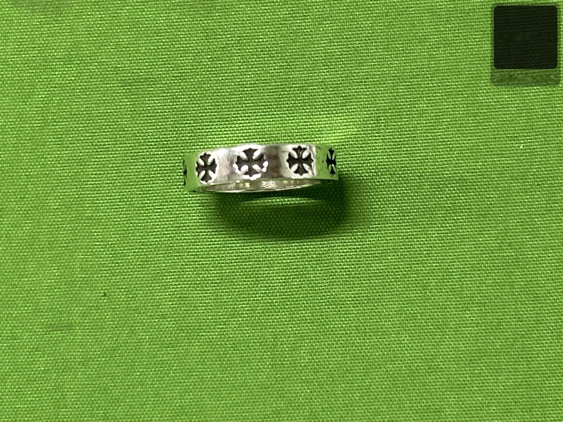 Vintage Cross Band Ring -3