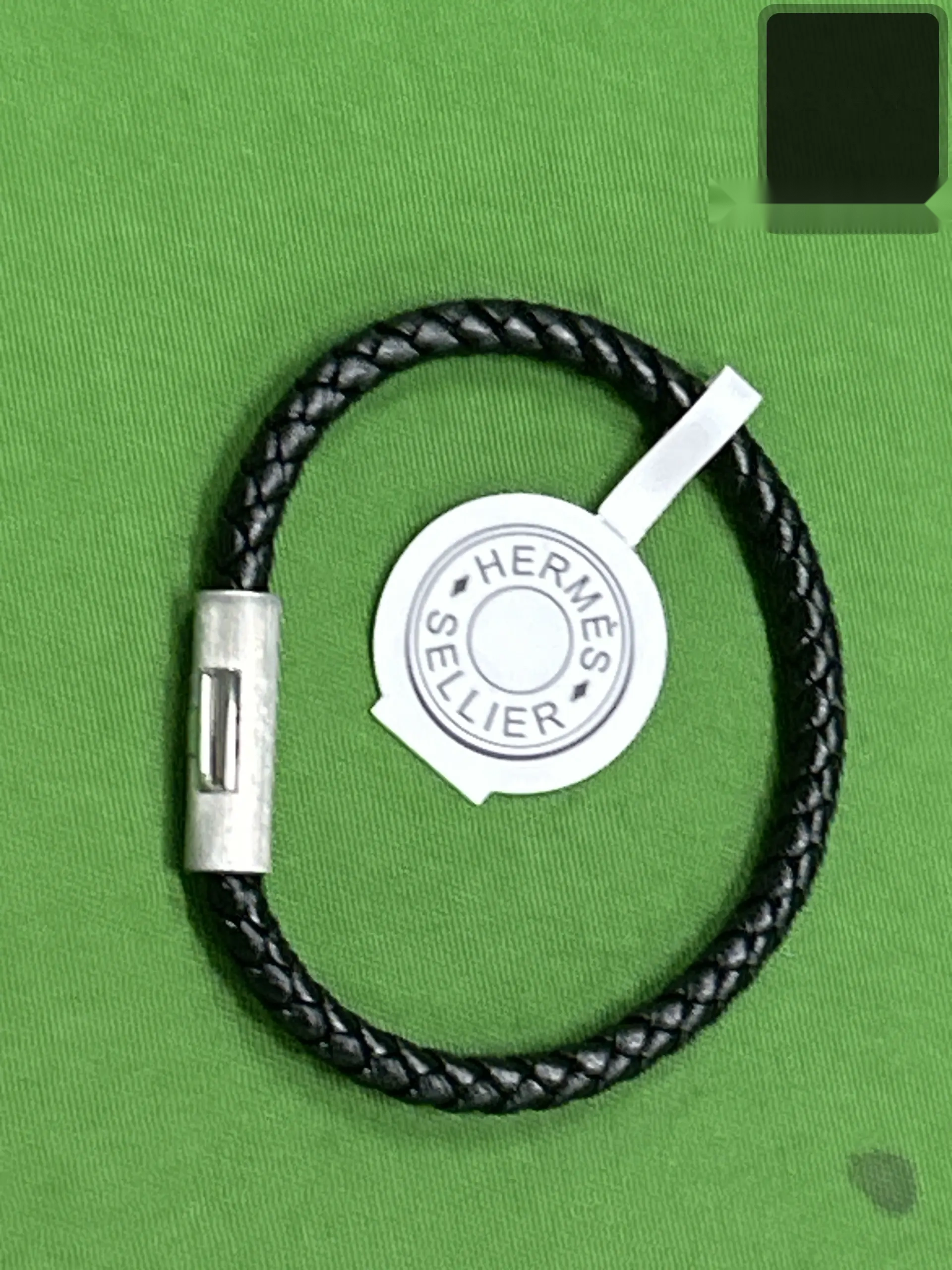 Braided Leather Cord Bracelet -2