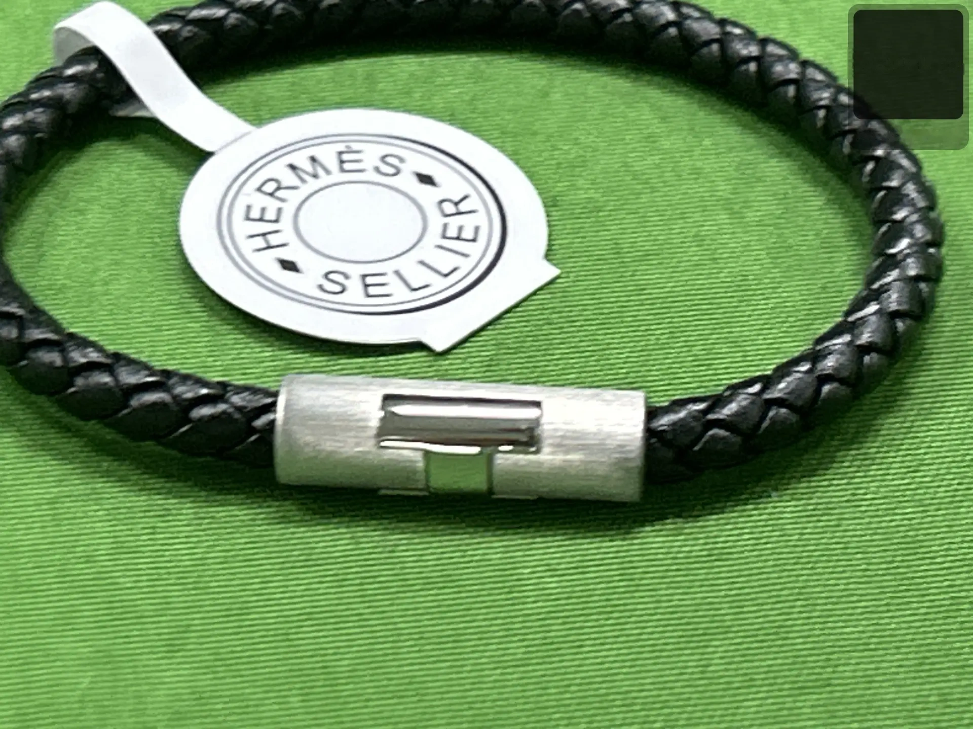 Braided Leather Cord Bracelet -3