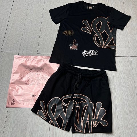 Letter Print T-Shirt and Short
