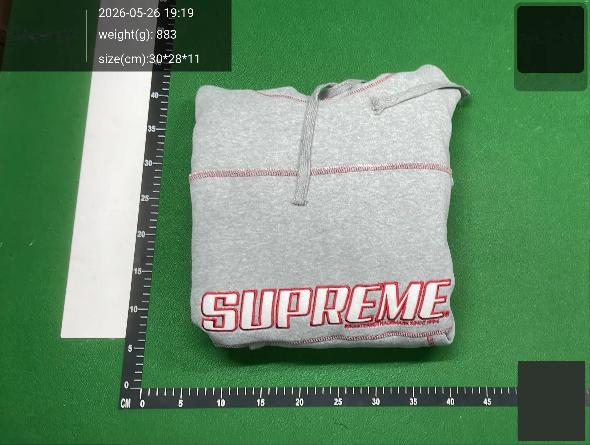 Contrast-Stitch Hoodie and Sweatpants Set -2