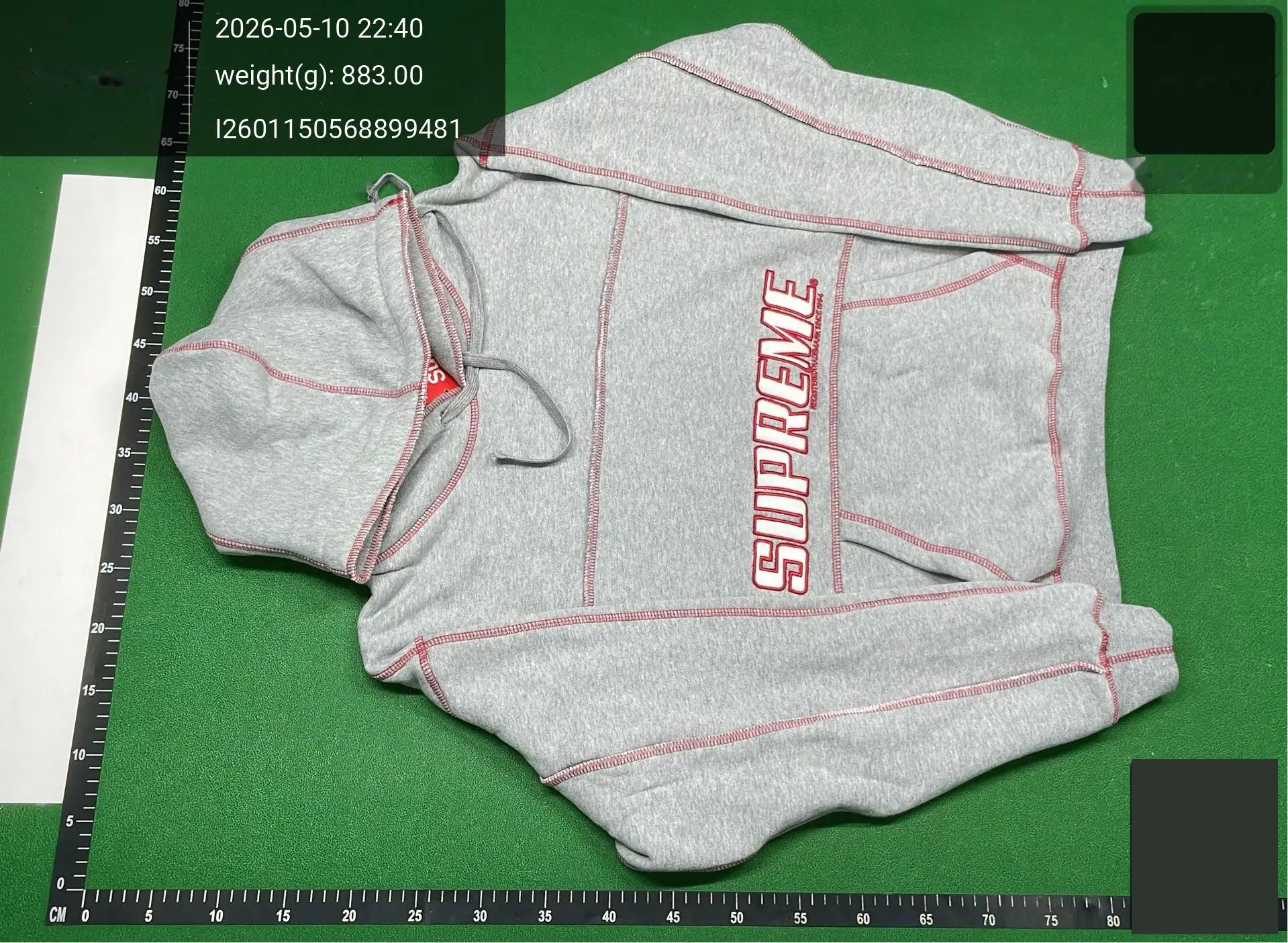 Contrast-Stitch Hoodie and Sweatpants Set -4