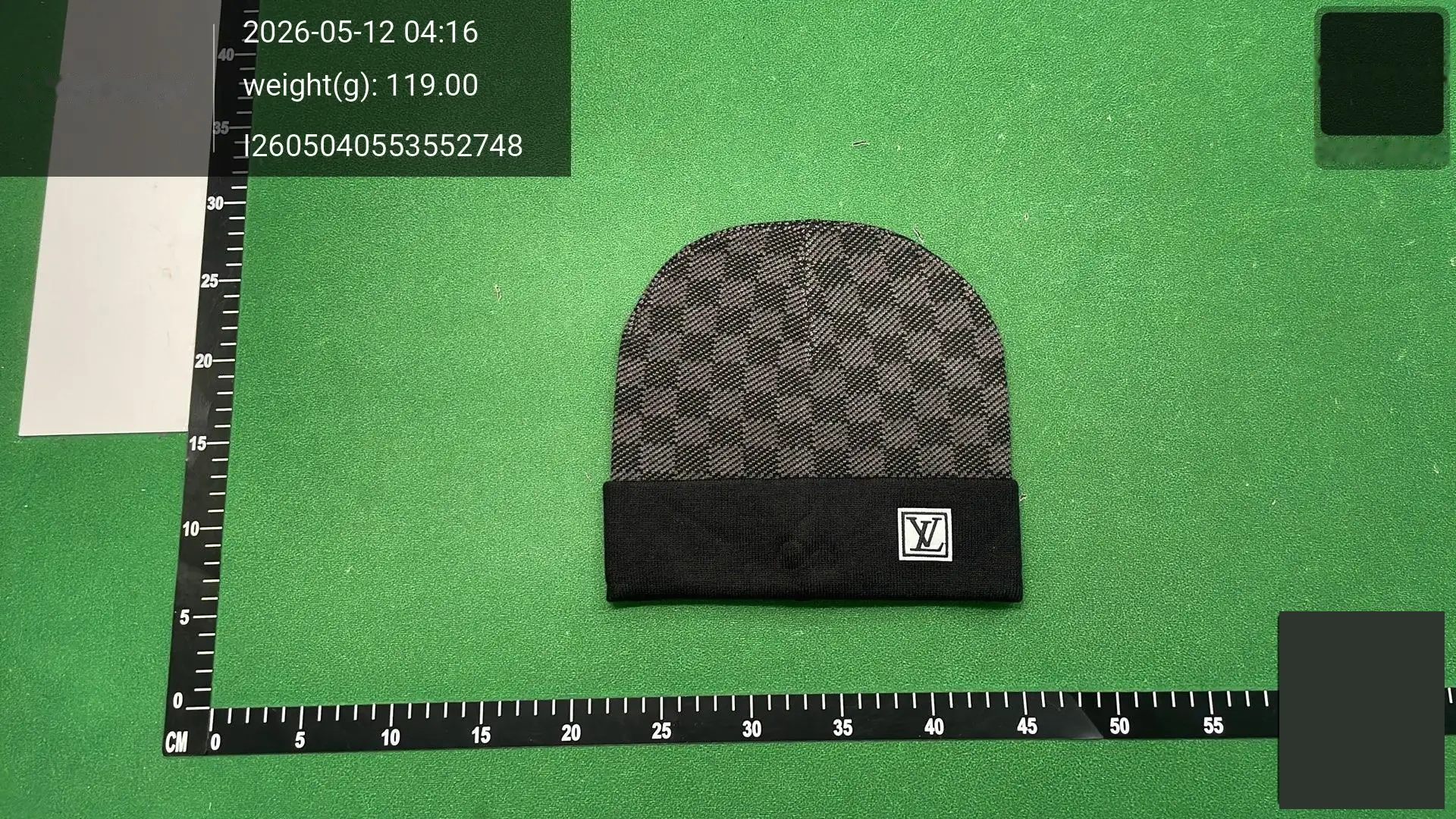 Patterned Knit Beanie - 202 -5