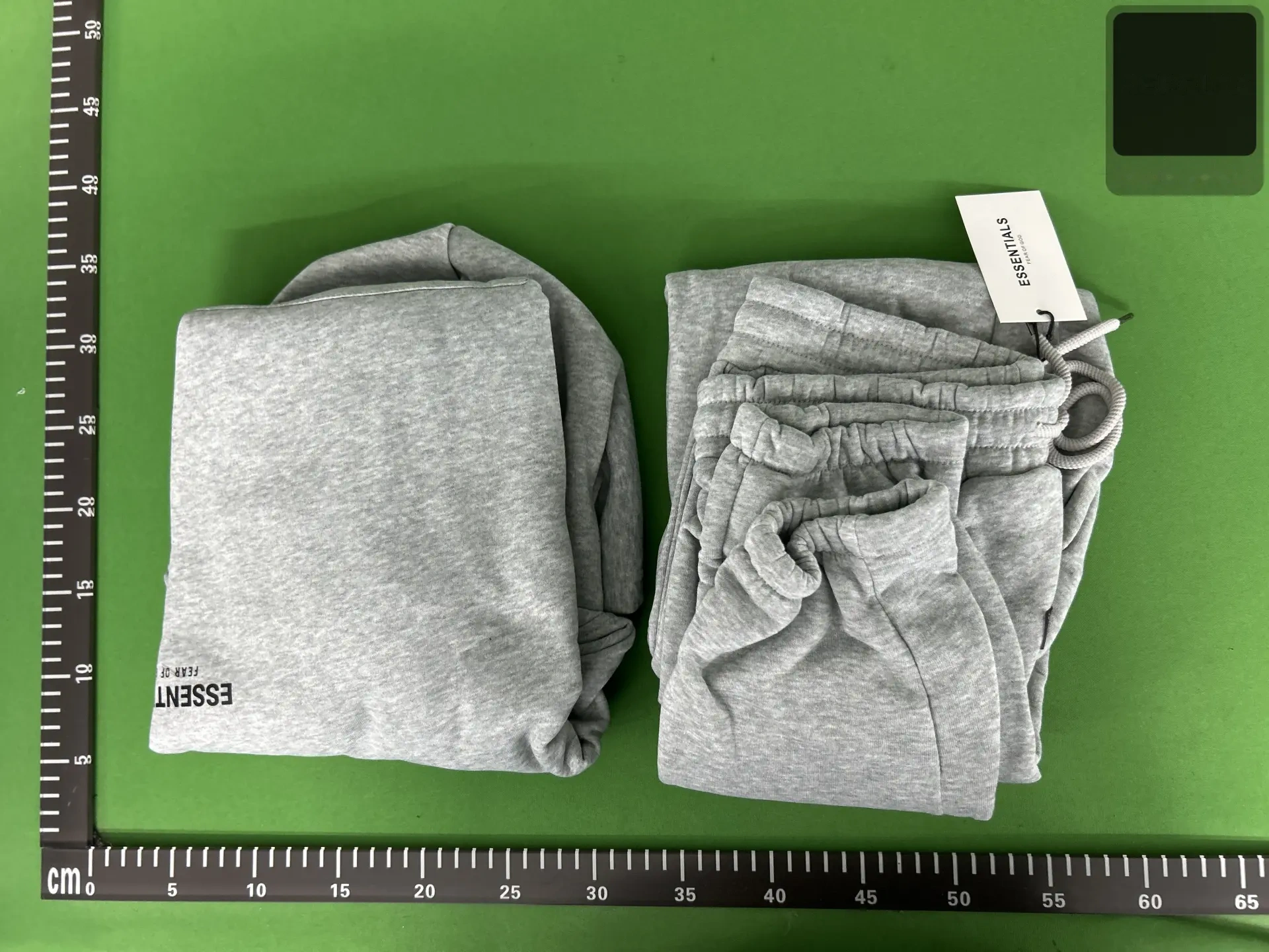Flocked-Letter Pullover Hoodie -2