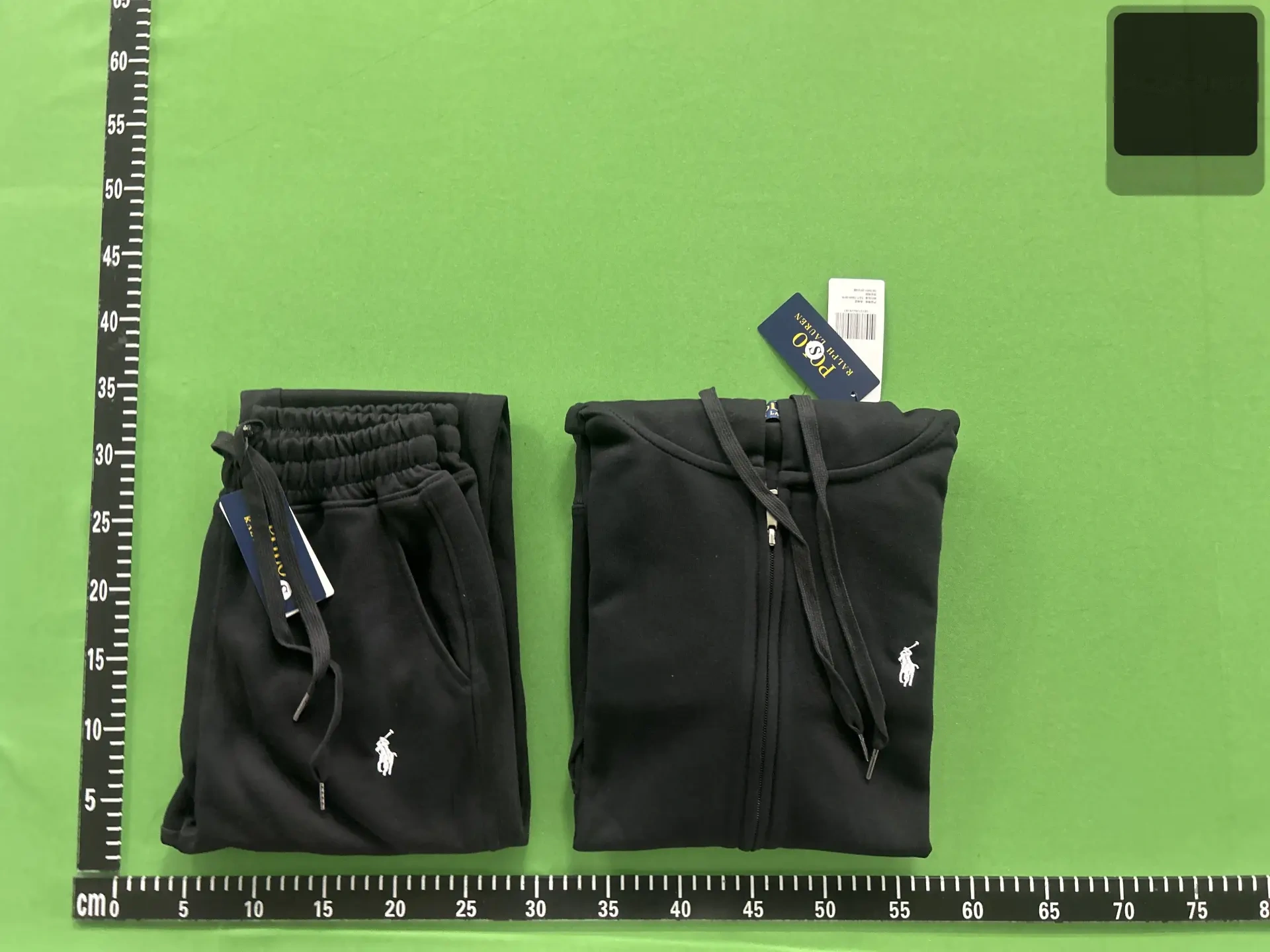 Embroidered Zip Hoodie and Jogger Set -3