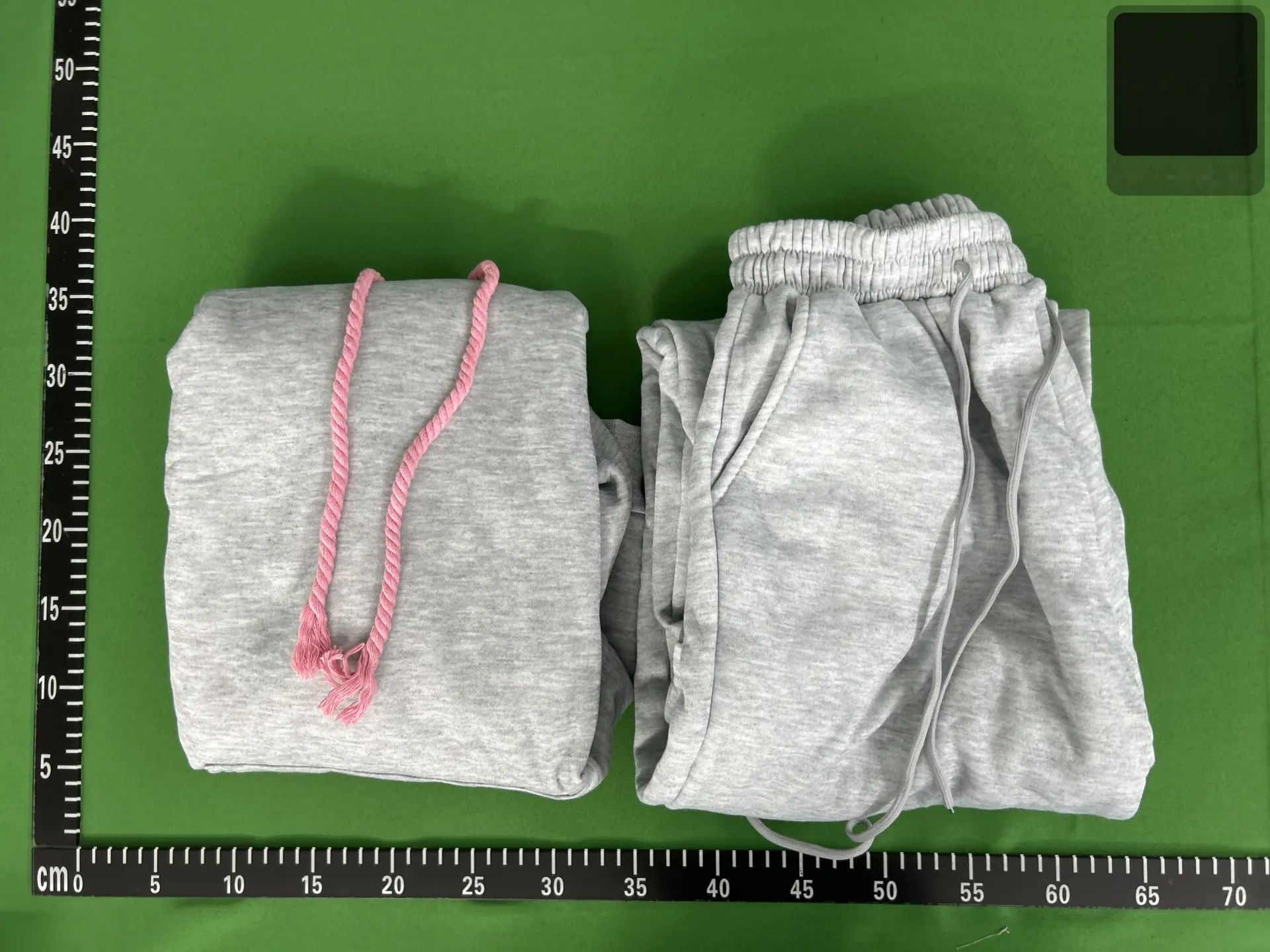 Graphic Hoodie and Jogger Set - 25-DS -4