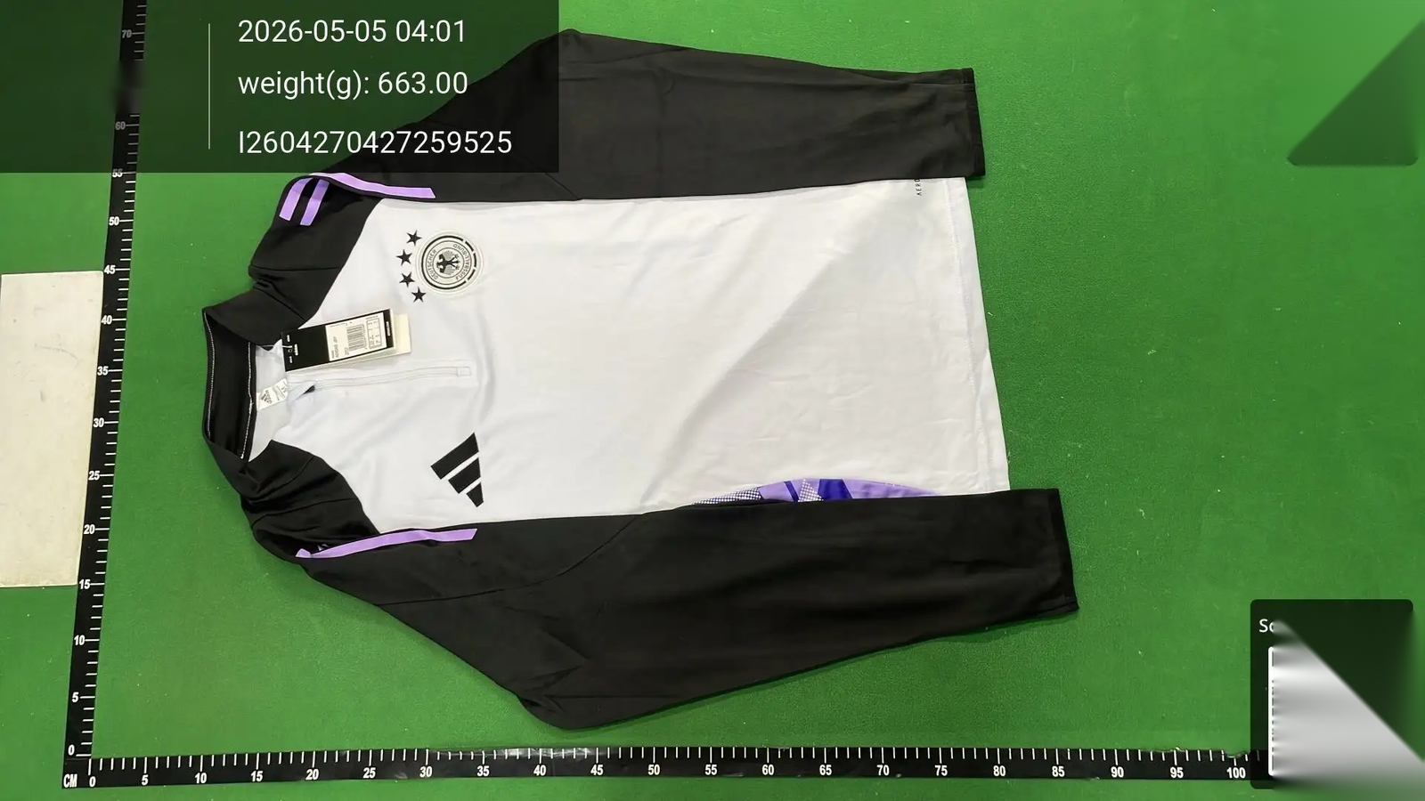 Half-Zip Football Training Top and Trousers Set -2