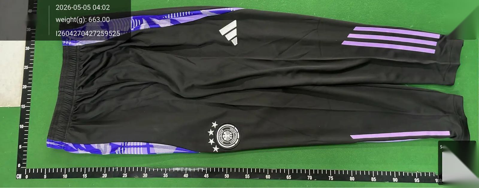 Half-Zip Football Training Top and Trousers Set -4