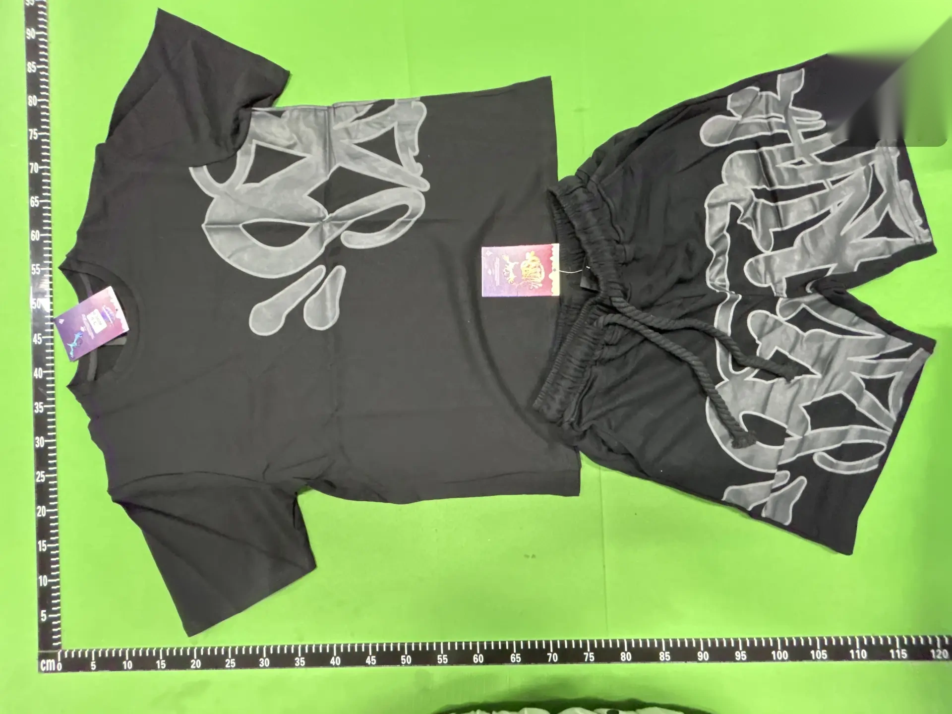 Graphic T-Shirt and Shorts Set - 3886 -6