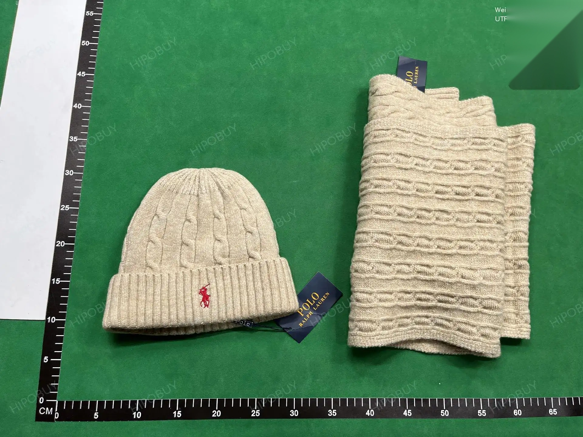 Cable-Knit Beanie and Scarf Collection -2