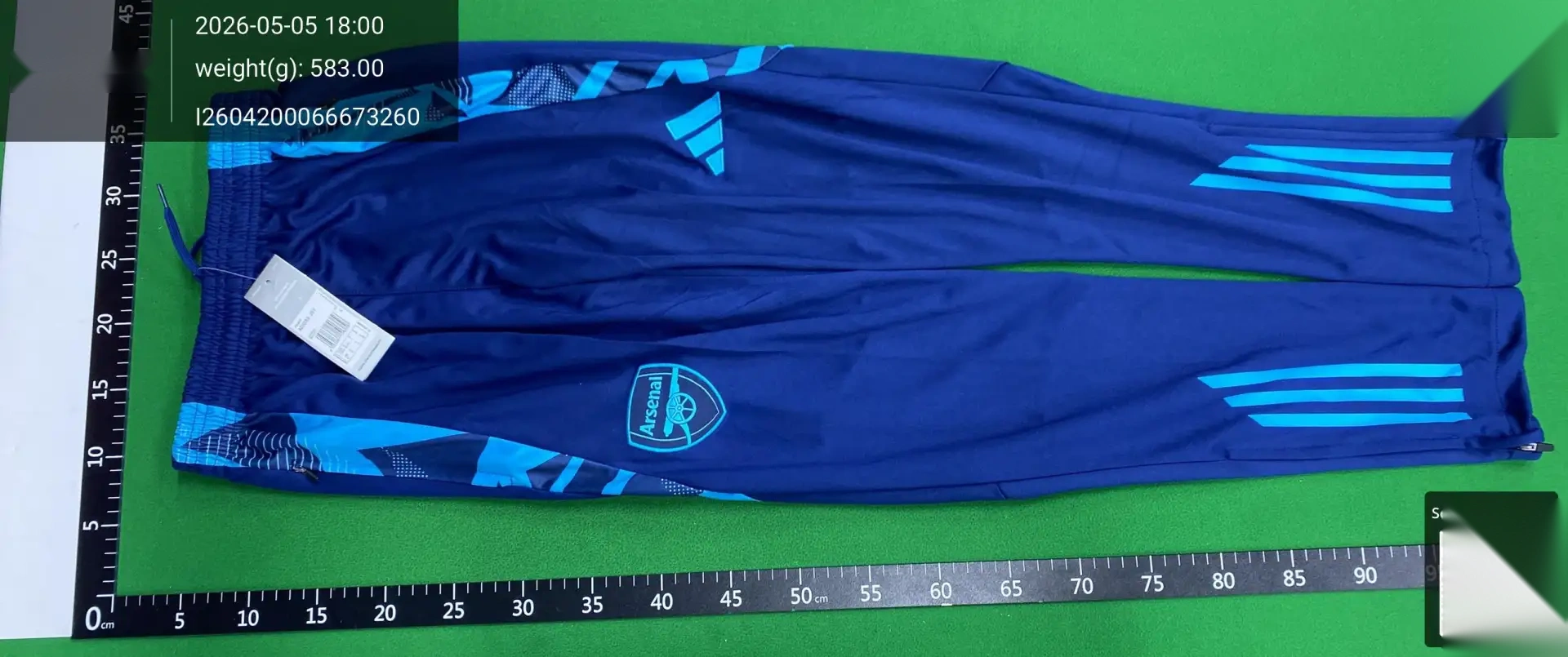 Half-Zip Football Training Top and Trousers Set -4