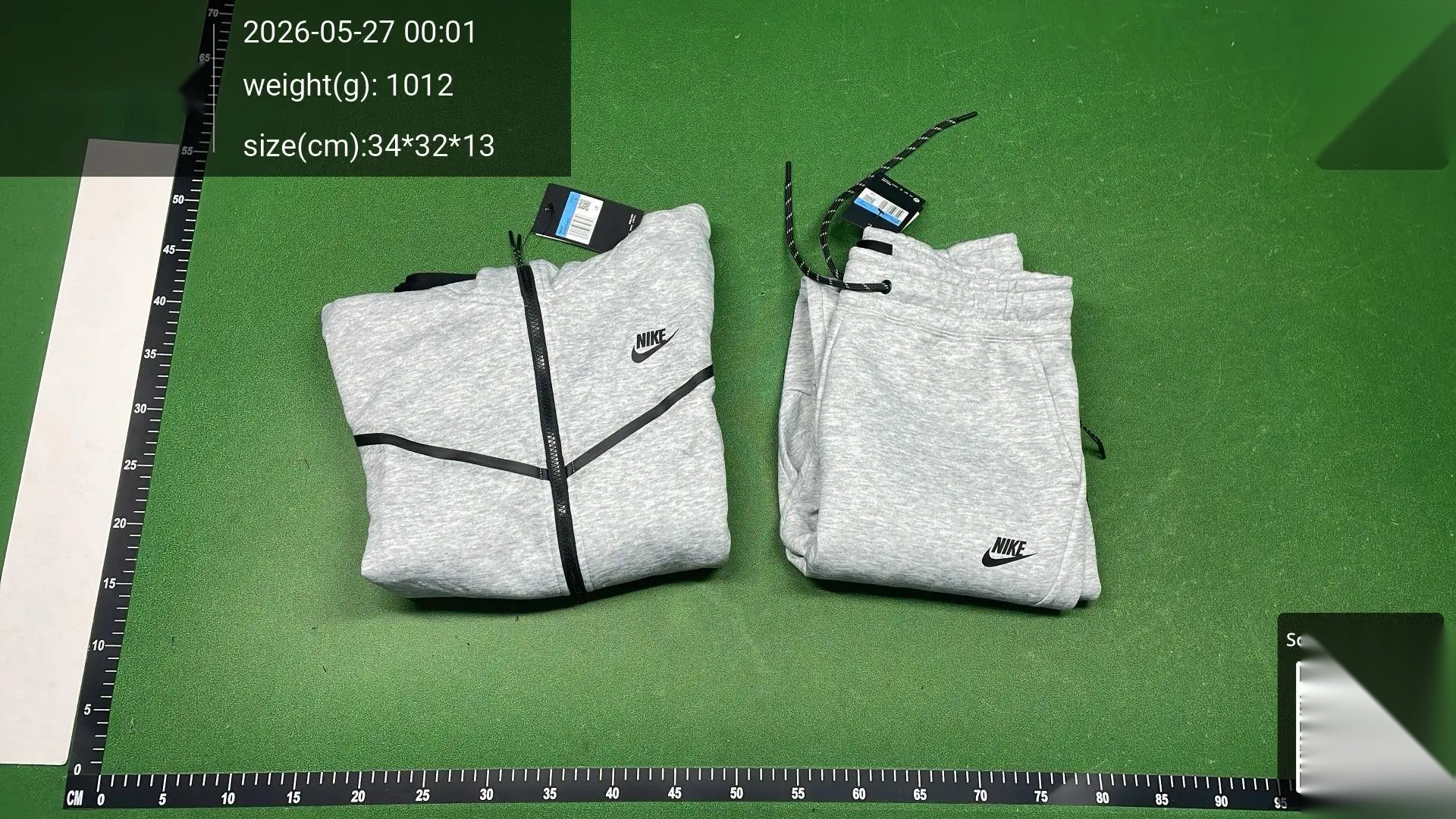 Zip Hoodie and Jogger Set -5