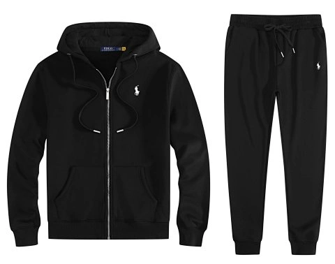 Embroidered Zip Hoodie and Swe