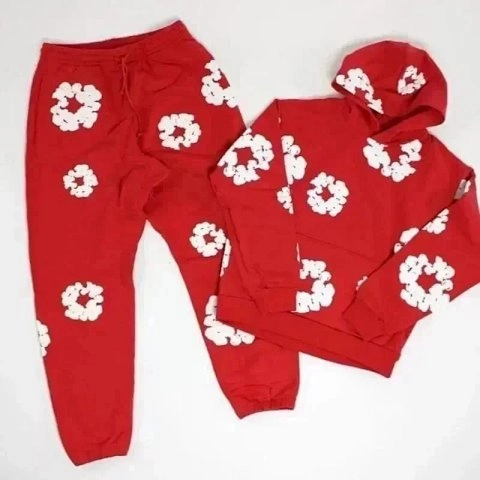Floral Hoodie and Jogger Set -