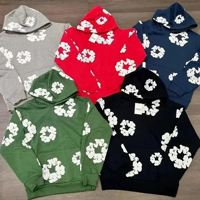Floral Hoodie and Jogger Set - YHH05 -5