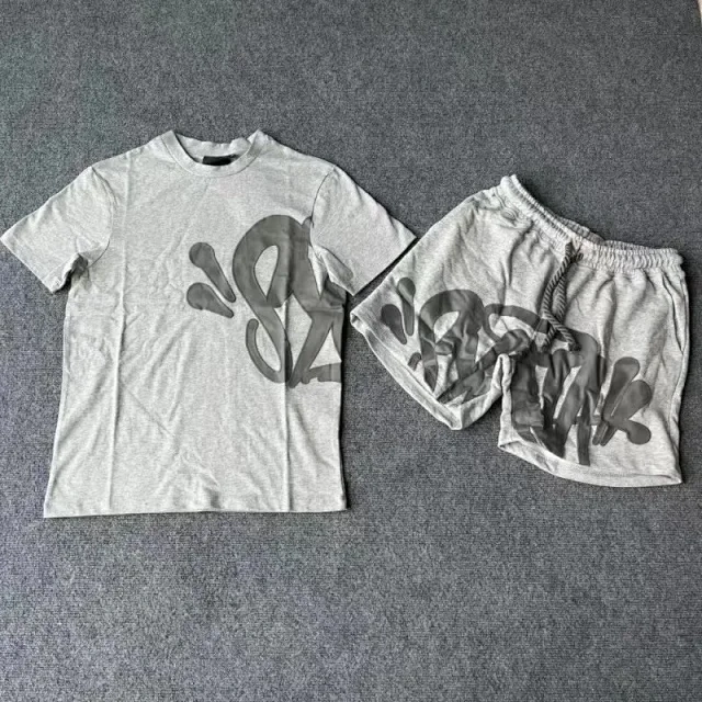Graphic T-Shirt and Shorts Set -4