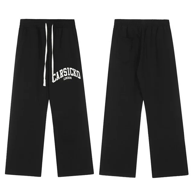 Heart-Graphic Hoodie and Jogger Set -6