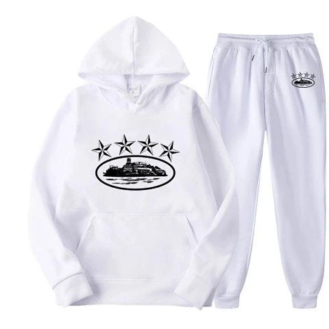 Graphic Hoodie and Jogger Set