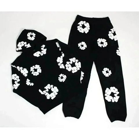 Floral Hoodie and Jogger Set - YHH05