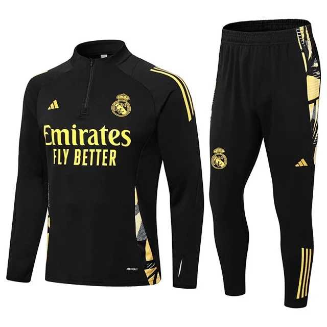 Long-Sleeve Football Training Top and Trousers Set -3