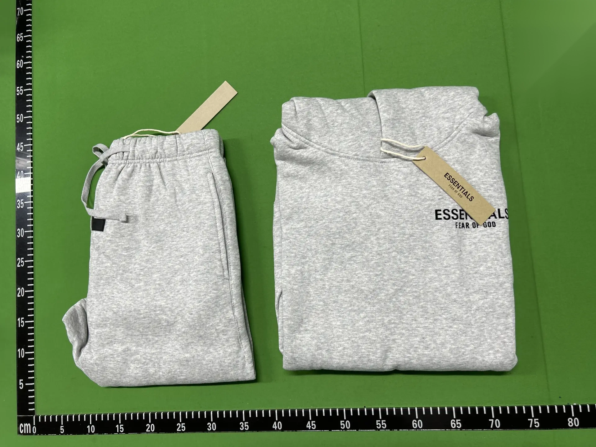 Letter-Print Hoodie and Jogger Set -6