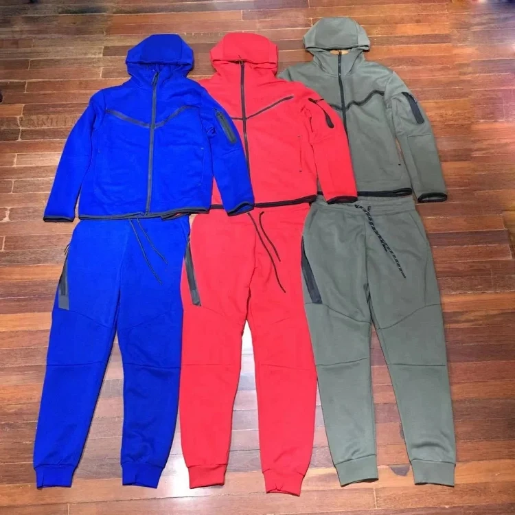 Zip Hoodie and Jogger Set -4