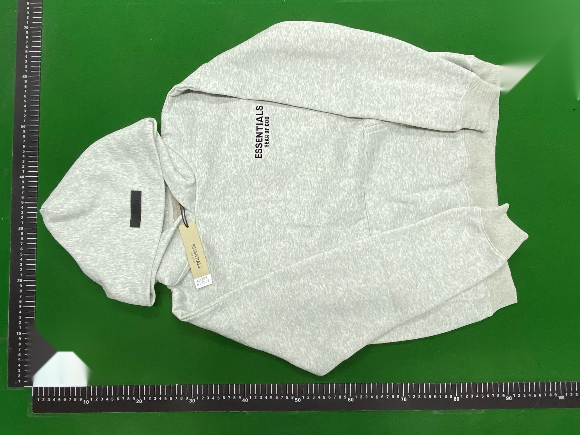 Letter-Print Hoodie and Jogger Set -4