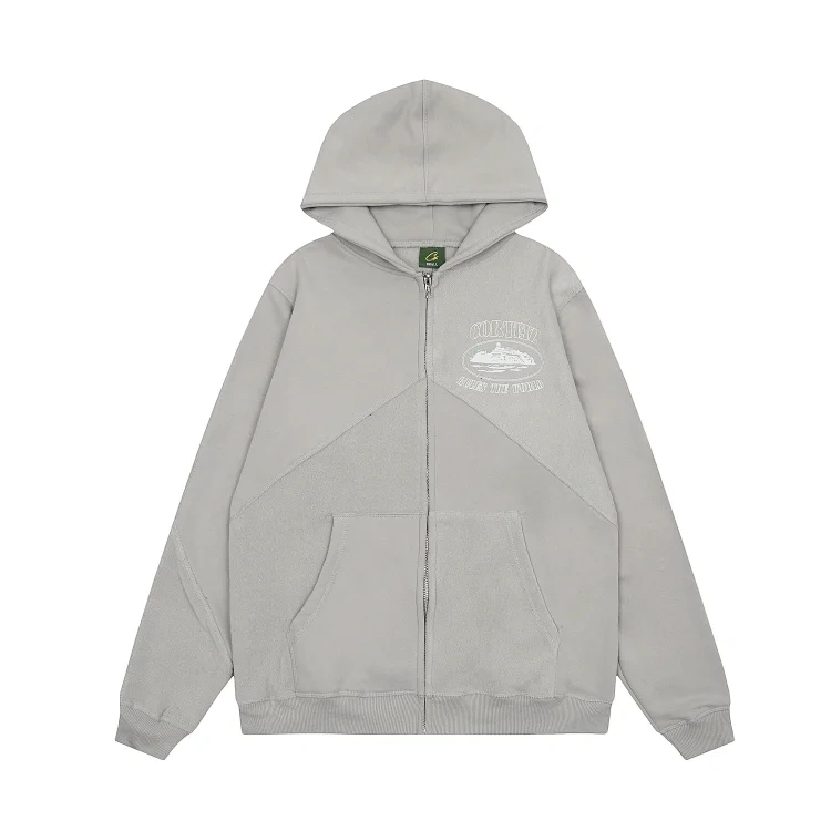 Zip Hoodie and Jogger Set - 709 -2