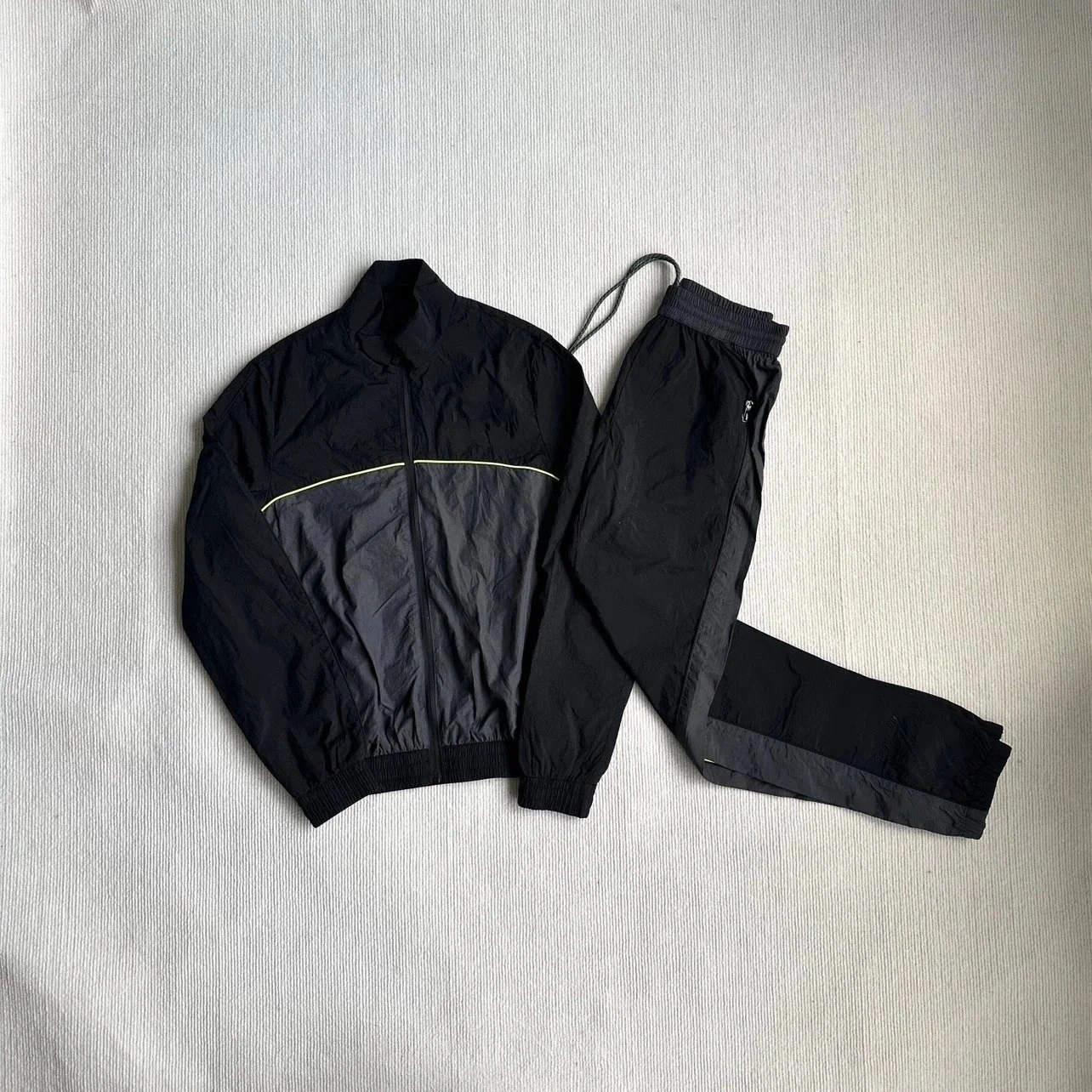 Label-Patch Jacket and Trouser