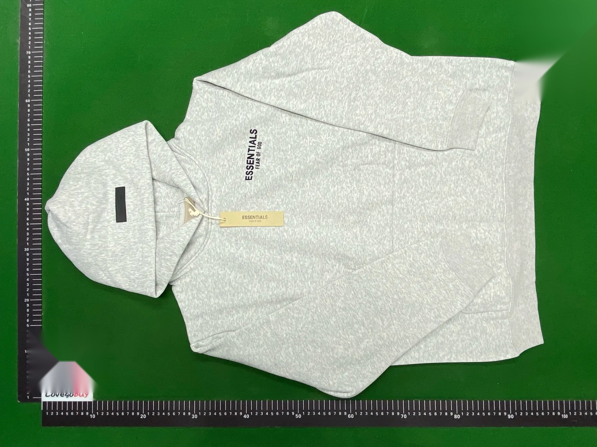 Letter-Print Hoodie and Jogger Set -6